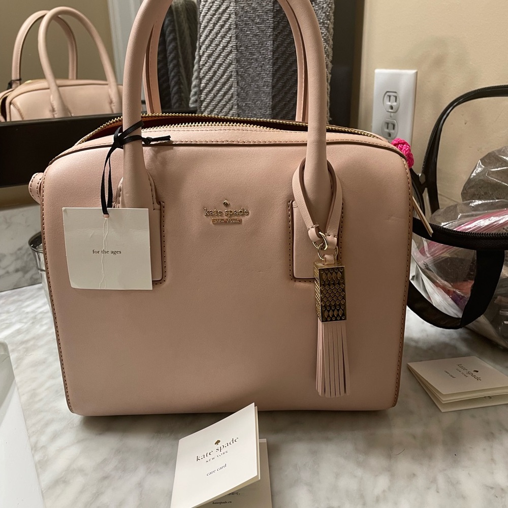 Kate Spade Pink Satchel with Elegant Design
